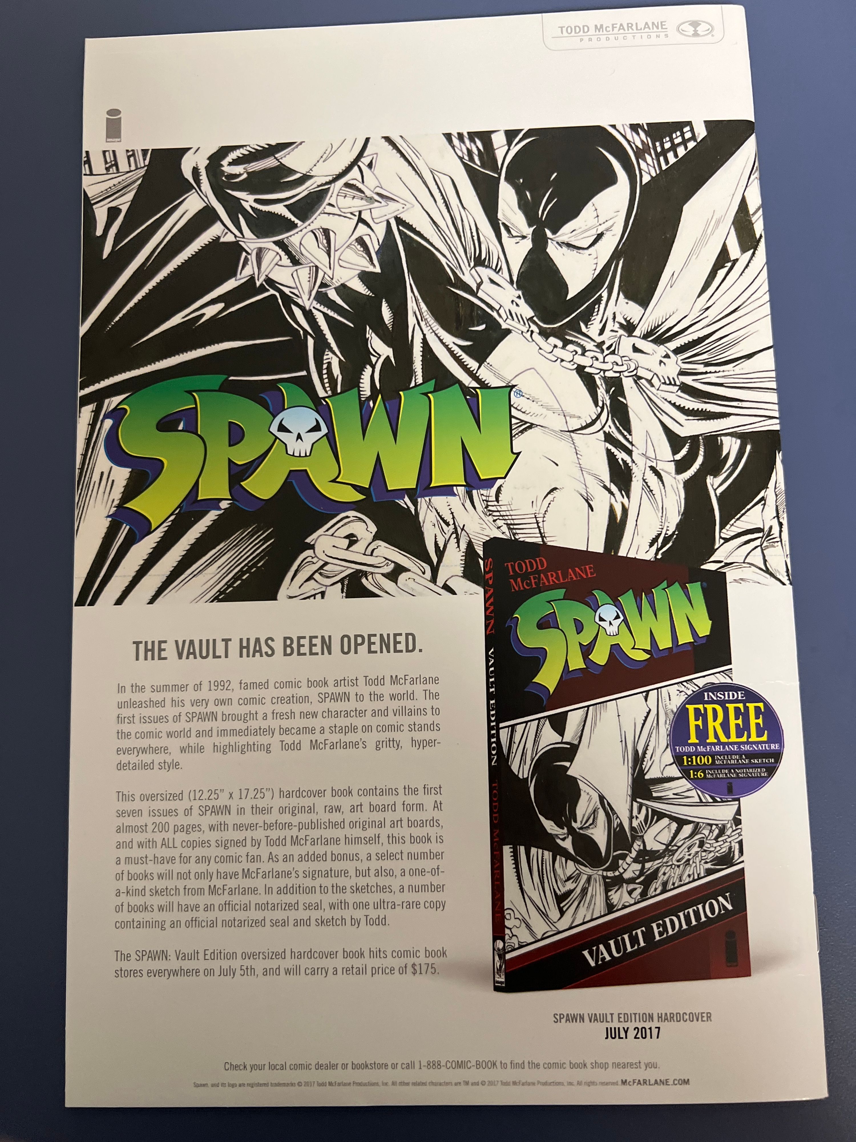 Spawn Directors Cut 25th Anniversary #1 - Image Comics